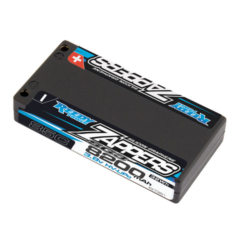 Team Associated 27351 Zappers SG3 1S 3.8V LiPo Battery, 85C 8200mAh, 1:12