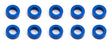 ASC31383 31383 Aluminum Ballstud Washers, 5.5x2.0mm, Blue