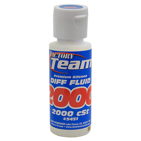 Team Associated 5451 FT Silicone Diff Fluid, 2,000 cST