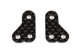 ASC71144 71144 RC10T6.2 Factory Team Carbon Fiber Steering Arm +1mm (2)