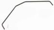 ASC89488 89488 Rear Sway Bar 2.6, White, RC8B