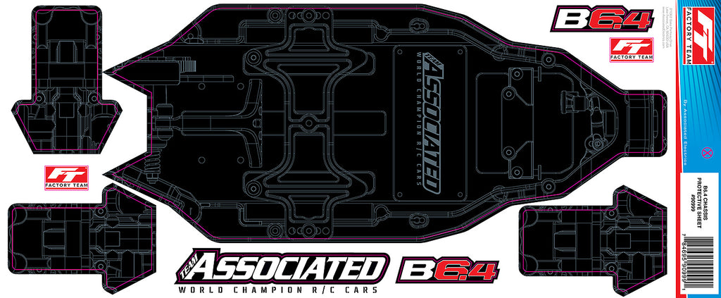 ASC91999 91999 B6.4 +3mm FT Chassis Protector
