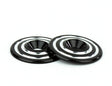 AVDAV10084-BLK AV10084-BLK Ringer Wing Buttons, Black (2)
