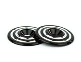 AVDAV10084-BLK AV10084-BLK Ringer Wing Buttons, Black (2)