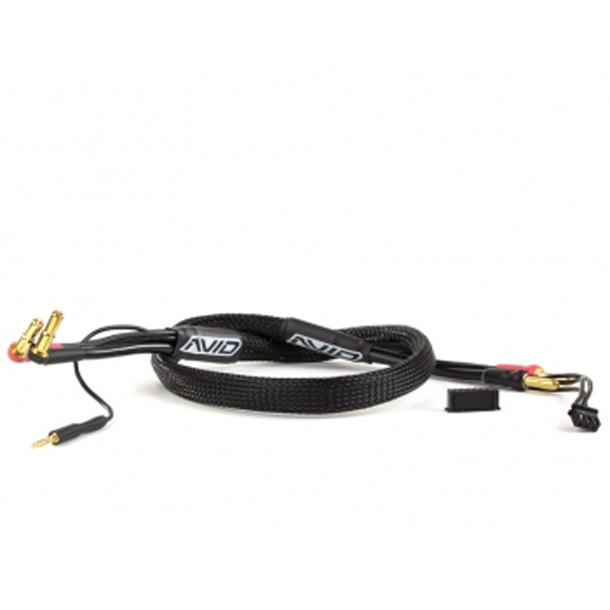 AVDAV1402-BLK AV1402-BLK 2S Charge Lead Cable, 2ft, Bullet Connectors, Black