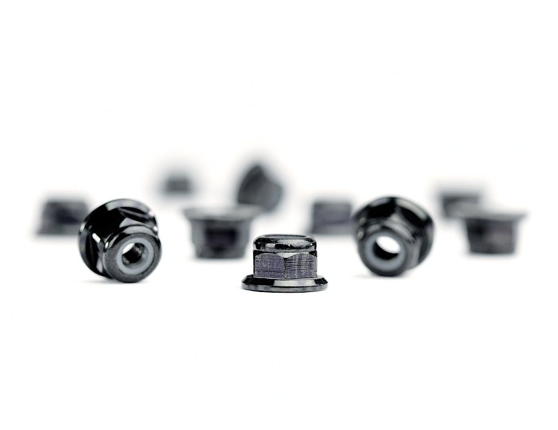 AVDAVN-M3F-AL-BLK AVN-M3F-AL-BLK Aluminum M3 Flanged Locknuts, Black