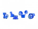 AVDAVN-M3F-AL-BLU AVN-M3F-AL-BLU Aluminum M3 Flanged Locknuts, Blue
