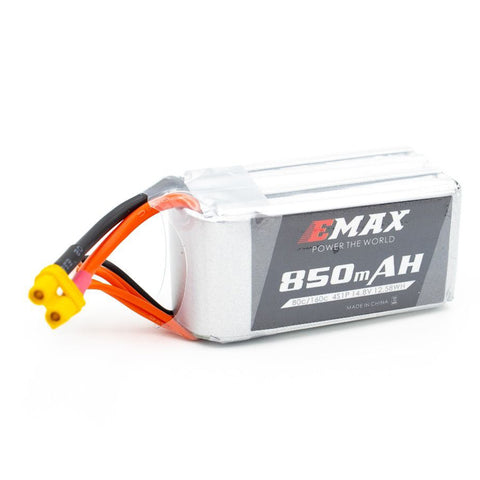 EMAX 850mAh Battery 4S LiPo Battery, 80C/160C