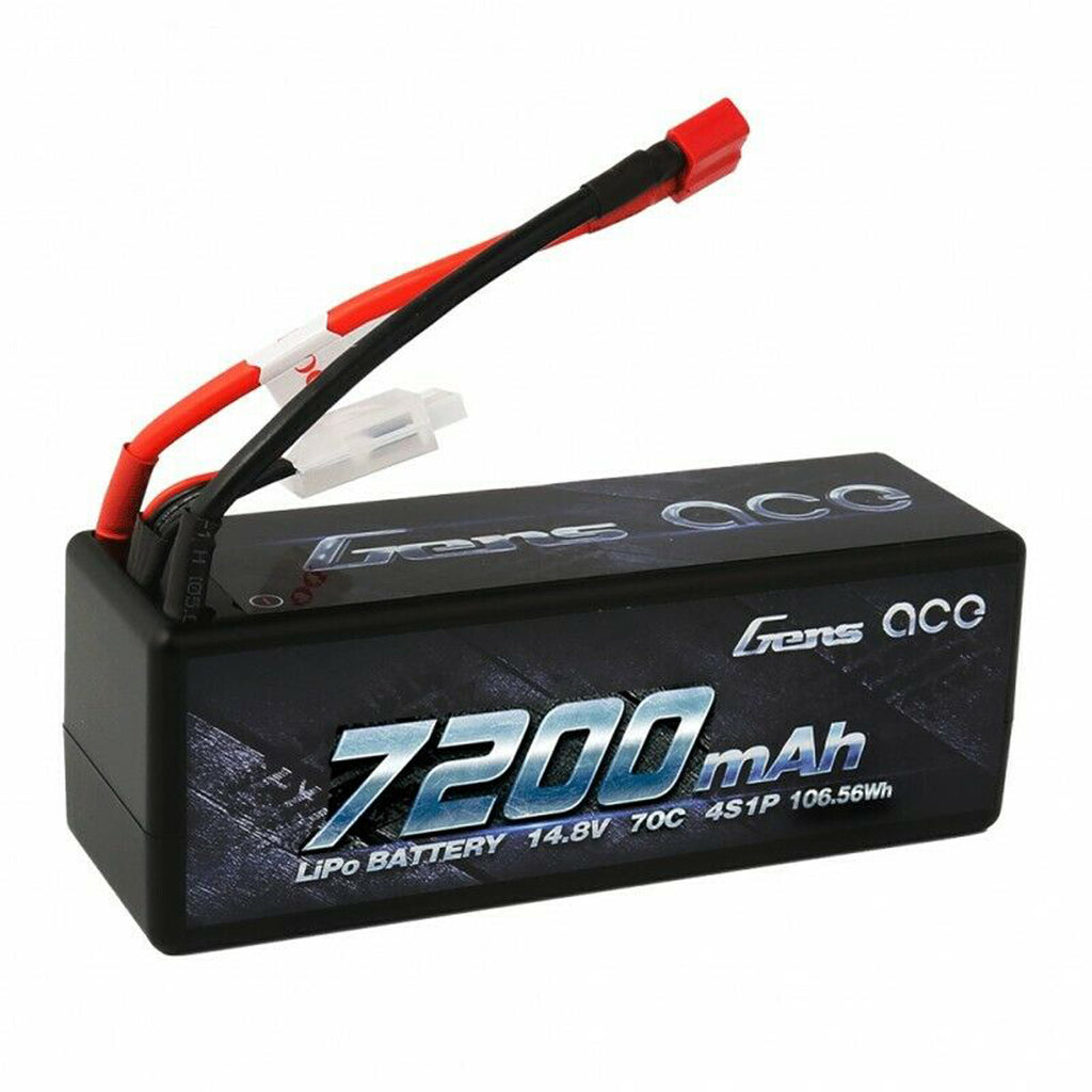 GEA72004S70D GEA72004S70D 4S 14.8V Lipo Battery, 70C, 7200mAh, Deans