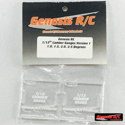 Genesis RC GRC411 1/12 Camber Gauges, V1