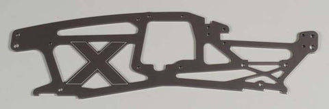 HPI Racing 73961 Main Left Chassis - 2.5mm Aluminum Gray