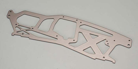 HPI Racing 73962 Main Right Chassis - 2.5mm Aluminum Gray