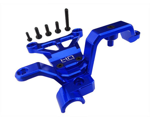 Hot Racing XMX12M06 Front Upper Alum Chassis Steering Brace, Blue, X-Maxx