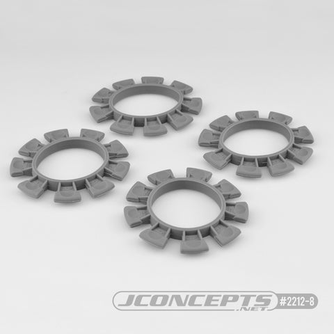 JConcepts 2212-8 Satellite Tire Gluing Rubber Bands, Gray