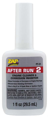 Zap Adhesives PT-31 After Run Engine Oil, 1 oz