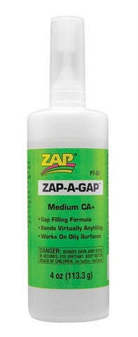 Zap Adhesives PT-05 CA+ Glue, 4 oz