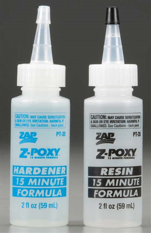 Zap Adhesives PT-35 Z-Poxy 15 Minute, 4oz