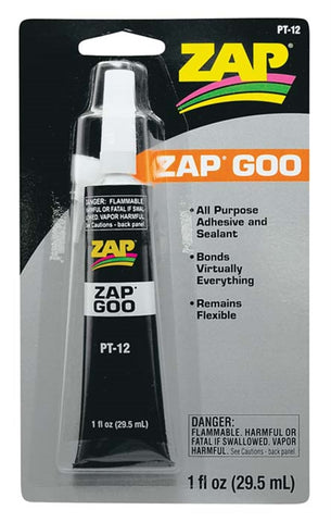 Zap Adhesives PT-12 Adhesive/Sealer Goo, 1 oz