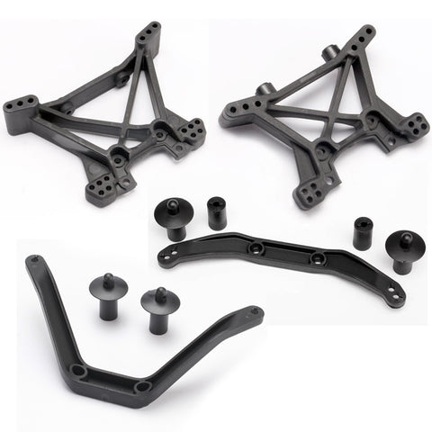 Traxxas 1/10 Stampede 4x4 XL-5 Front & Rear Shock Towers & Body Mounts