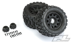 PRO10127-10 10127-10 Badlands MX38 3.8" AT Tires, Raid Black Wheels