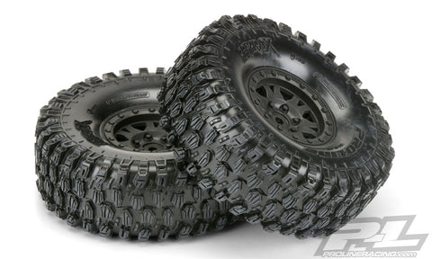 Pro-Line 10128-10 Hyrax 1.9" G8 Tires, Impulse Plastic Bead-Loc Wheels