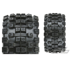 Pro-Line 10166-10 Badlands MX38 3.8" Belted Tires, Raid Black Wheels