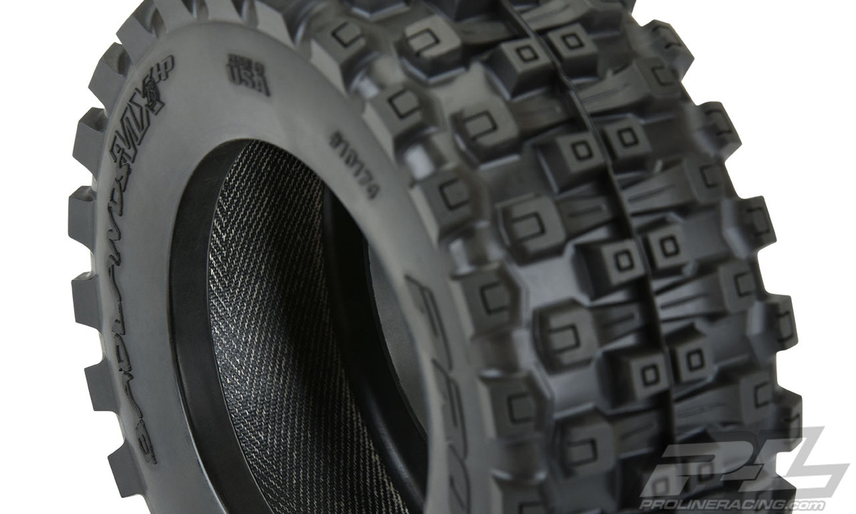 Badlands MX28 Belted Tires, Raid Black Wheels