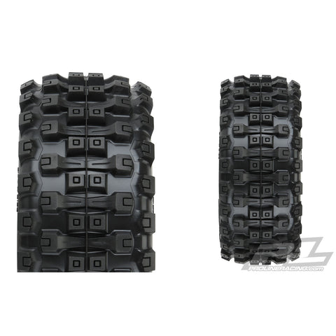 Pro-Line 10174-10 Badlands MX28 Belted Tires, Raid Black Wheels