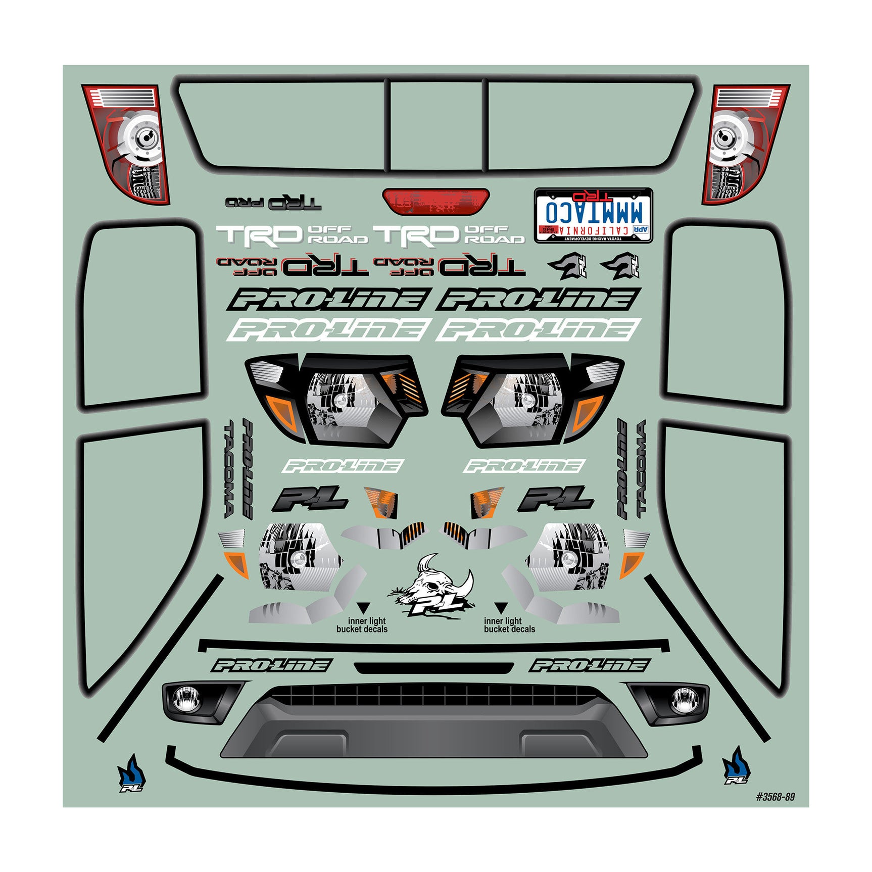 2015 Toyota Tacoma TRD Body, 12.3" WB, Clear