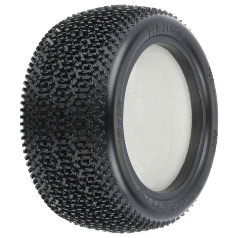 Pro-Line 8292-304 Hexon Rear Buggy Tires, CR4 (Soft Carpet) (2)