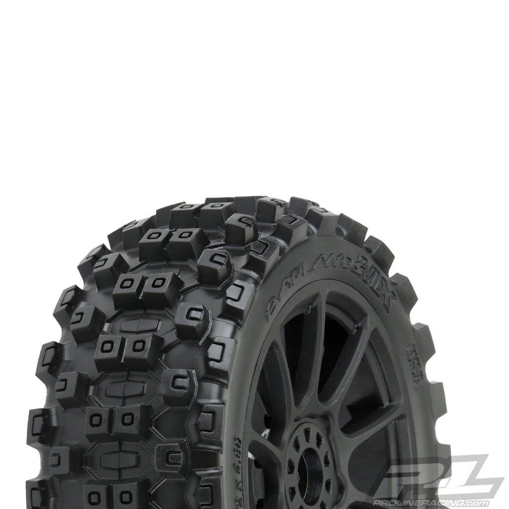 PRO9067-21 9067-21 Badlands MX M2 Buggy Tires, Mach 10 Wheels, Black