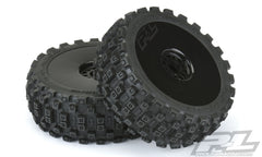 PRO9067-41 9067-41 Badlands MX M2 Buggy Tires, Velocity Wheels, Black