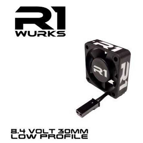 R1 Wurks 060006 Premium 8.4v Cooling Fan 30mm, Low Profile