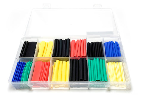 Racers Edge 1304 Colored Heat Shrink Tube Assortment (280 Pieces)