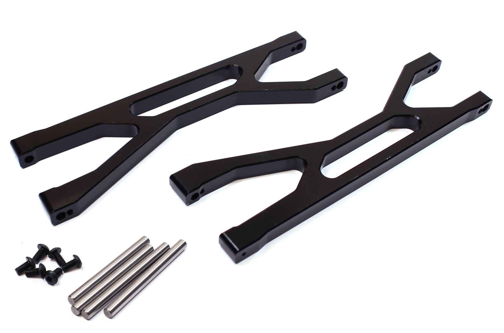 RCE1903BK RCE1903BK Aluminum Upper Hub Carrier Set, Black, X-Maxx