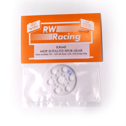 RW Racing RW64F-93T 1/10 Touring Car Spur Gear, 64P 93T