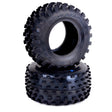 SCHU6708 U6708 Stagger Rib 2.2" Front 1/10 Truck Tires, Yellow
