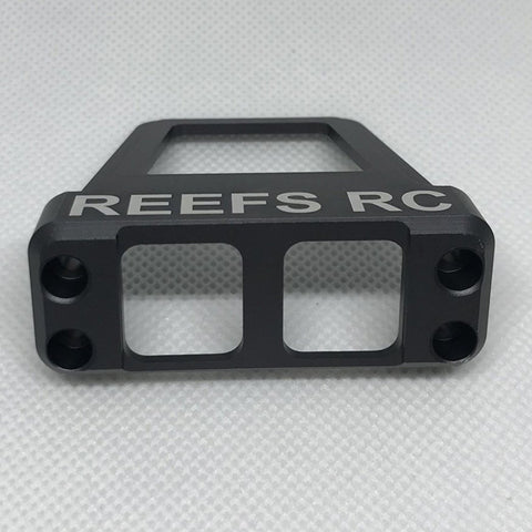 Reef's RC REEFS10 CNC Machined Aluminum Servo Shield, Dark Gray