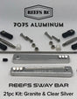 SEHREEFS18 REEFS18 Hard Anodized Aluminum Sway Bar Kit, Silver, 21 pc