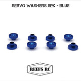 SEHREEFS52 REEFS52 Servo Washers, Blue (8)