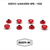 SEHREEFS53 REEFS53 Servo Washers, Red (8)