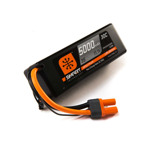 Spektrum SPMX50003S30H5 Smart 3S 11.1V LiPo Battery, 30C 5000mAh, IC5