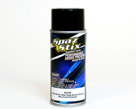 Spaz Stix 90109 Aerosol Paint, Ultra Shine Clear Coat