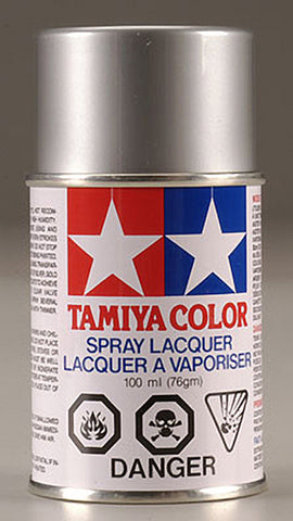 Tamiya 86012 PS-12 Polycarb Spray Paint, Silver