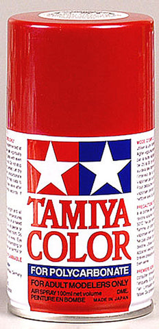 Tamiya 86015 PS-15 Polycarb Spray Paint, Metal Red