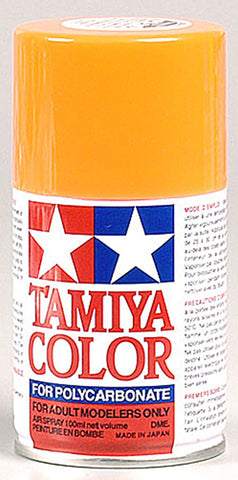 Tamiya 86024 PS-24 Polycarb Spray Paint, Fluorescent Orange