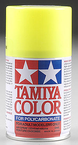 Tamiya 86027 PS-27 Polycarb Spray Paint, Fluorescent Yellow