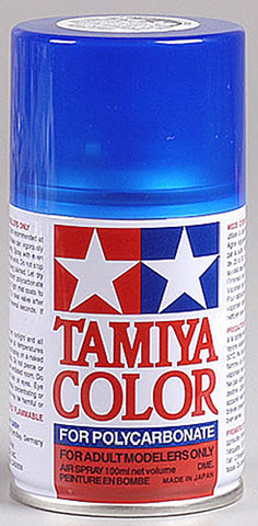 Tamiya 86038 PS-38 Polycarb Spray Paint, Translucent, Blue