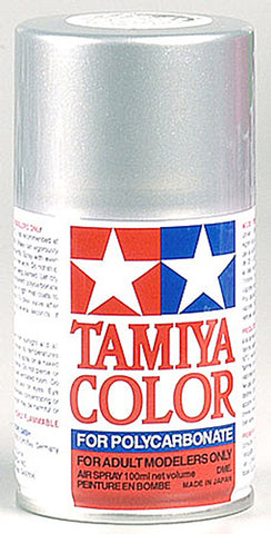 Tamiya 86041 PS-41 Polycarb Spray Paint, Bright Silver