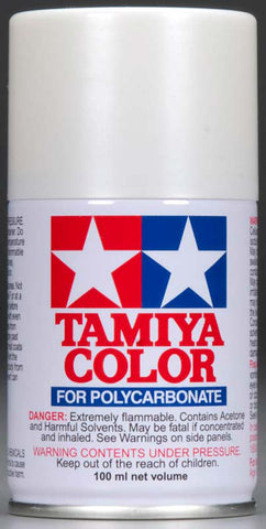 Tamiya 86057 PS-57 Polycarb Spray Paint, Pearl White